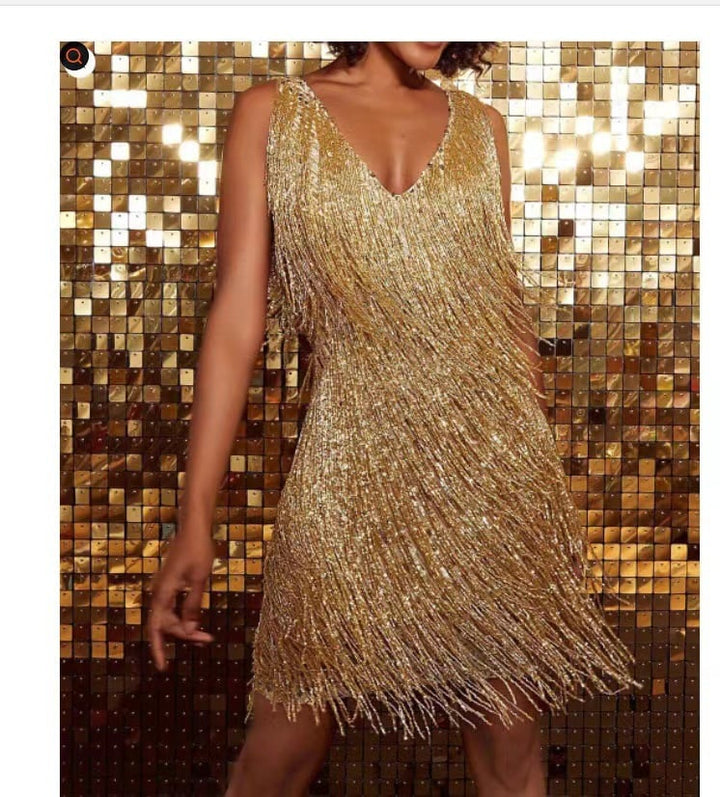 Drune | Sexy Quasten Partykleid