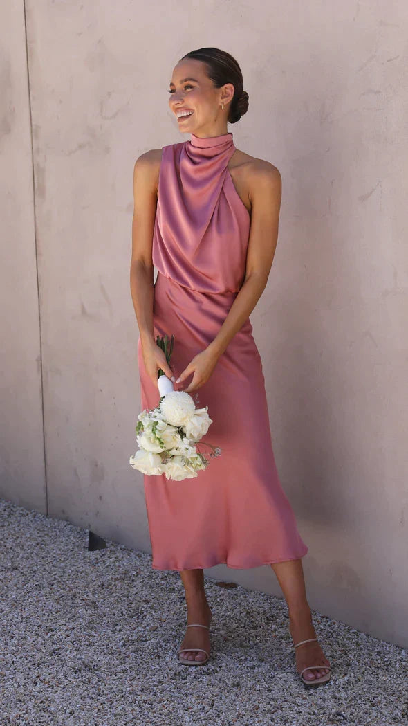 Drune - Glänzendes Maxileid | Elegantes Abendkleid | Schick