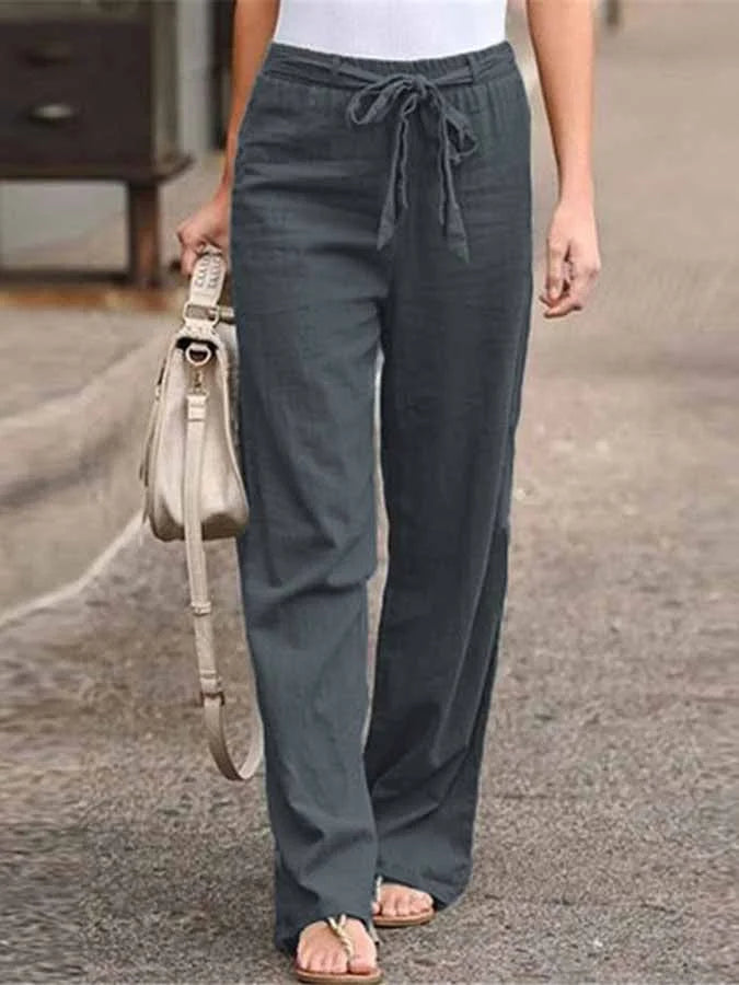 Drune | Lässige Damen Leinenhose Für Stilvolle Leichtigkeit