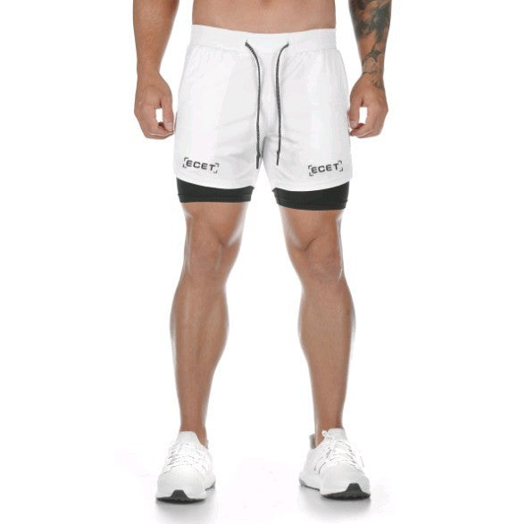 W&W Mode | Schnelltrocknende Doppelschicht Fitnesshose Für Herren