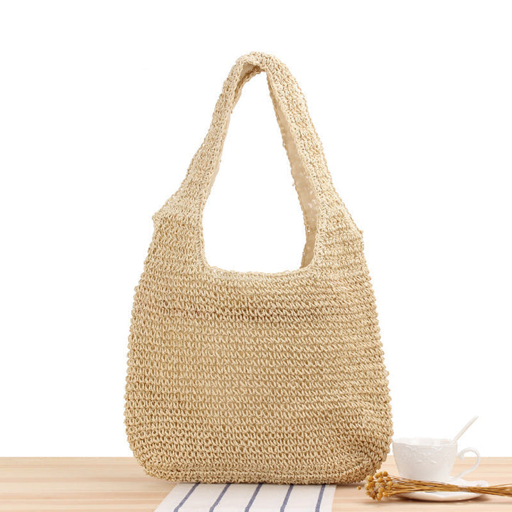 W&W Mode | Schultertasche Aus Geflochtenem Stroh
