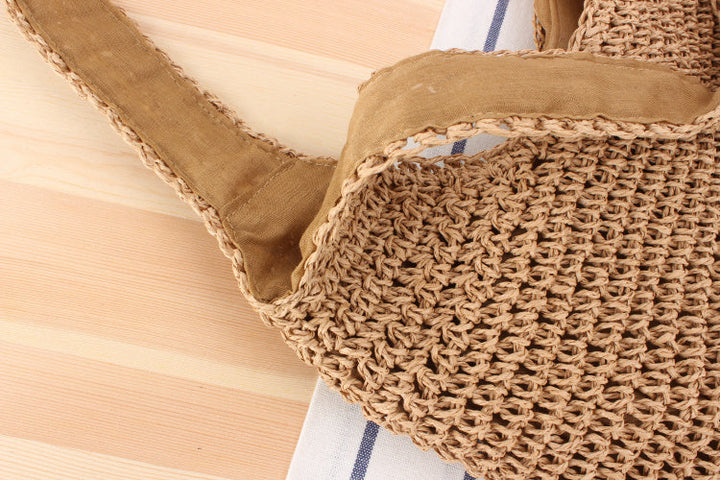 W&W Mode | Schultertasche Aus Geflochtenem Stroh