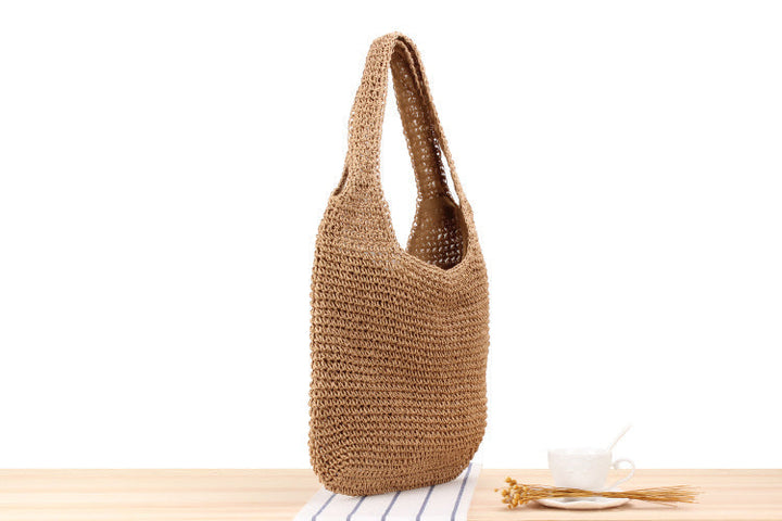 W&W Mode | Schultertasche Aus Geflochtenem Stroh