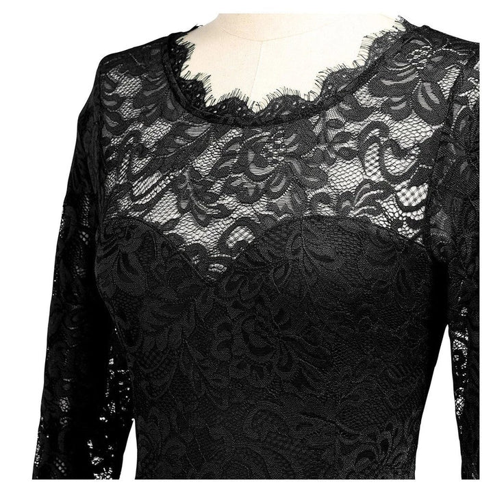 W&W Mode | Elegantes Chiffon Kleid Mit Spitzen Einsätzen Für Brautjungfern