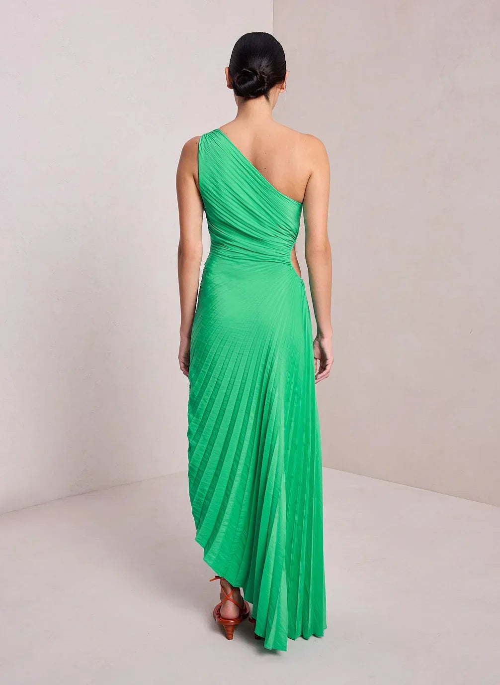W&W Mode | One Shoulder Maxikleid