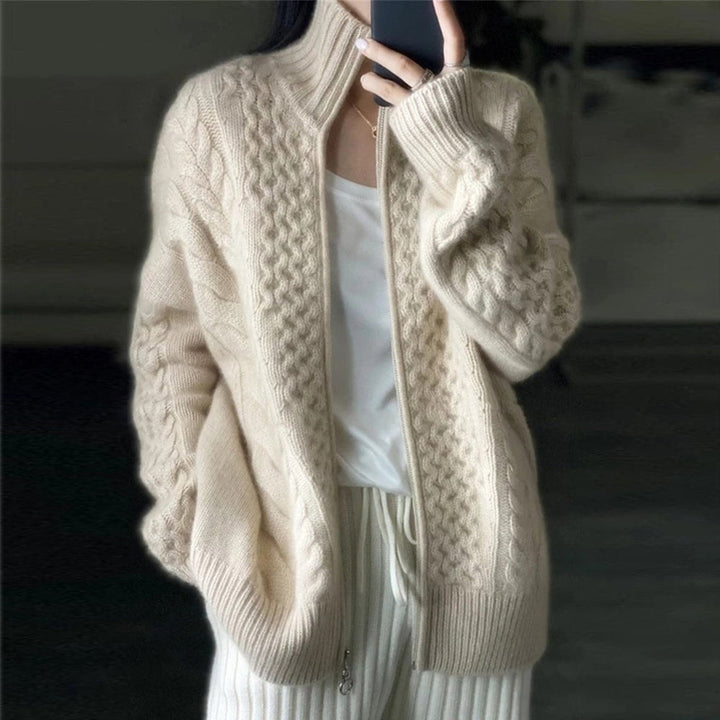 Drune | Kaschmir Strickjacke Langarm Pullover