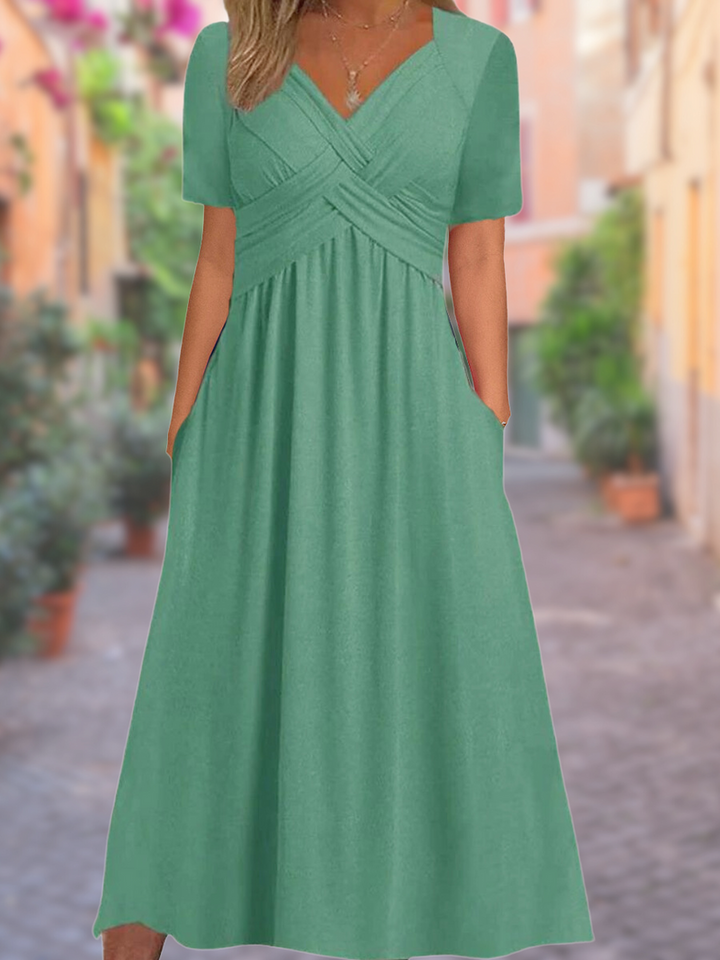 Drune | Sommerkleid Mit V-ausschnitt