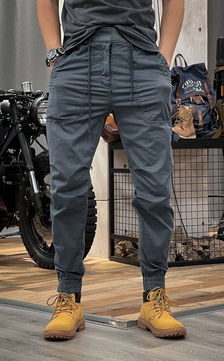 W&W Mode | Retro Herren Latzhose Mit Mehreren Taschen Und Elastischer Taille