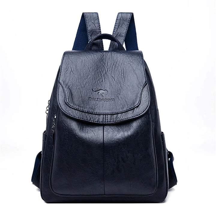 W&W Mode | Schicker Leder Rucksack Mit Diebstahlschutz Für Damen