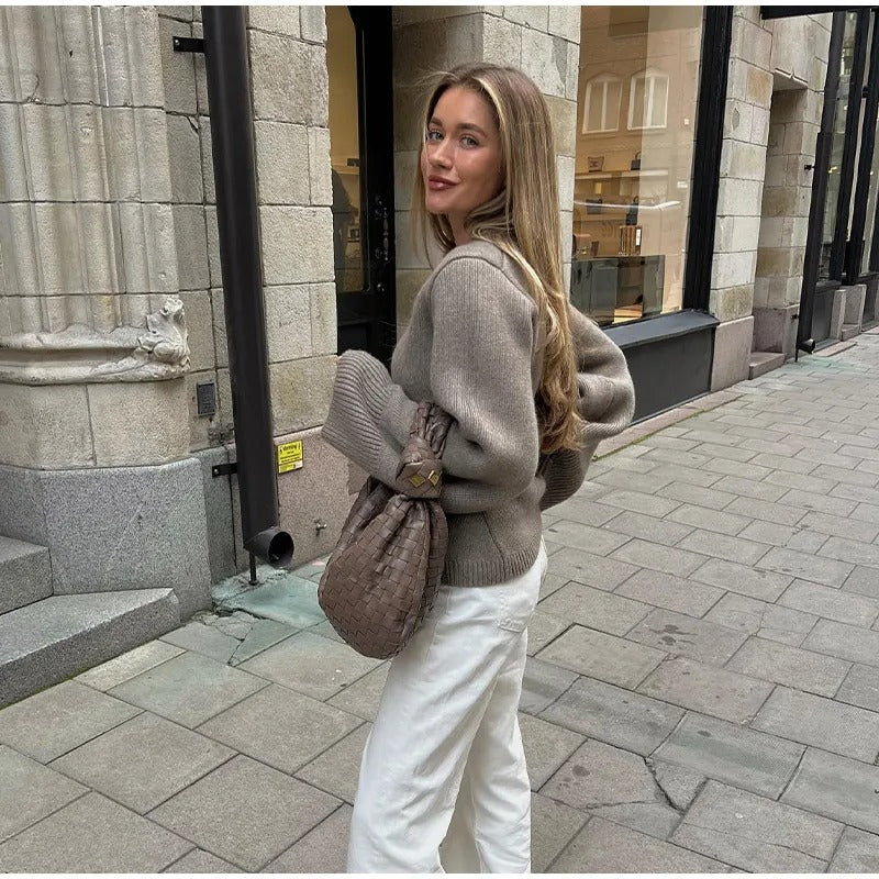Drune | Gestrickte Strickjacke
