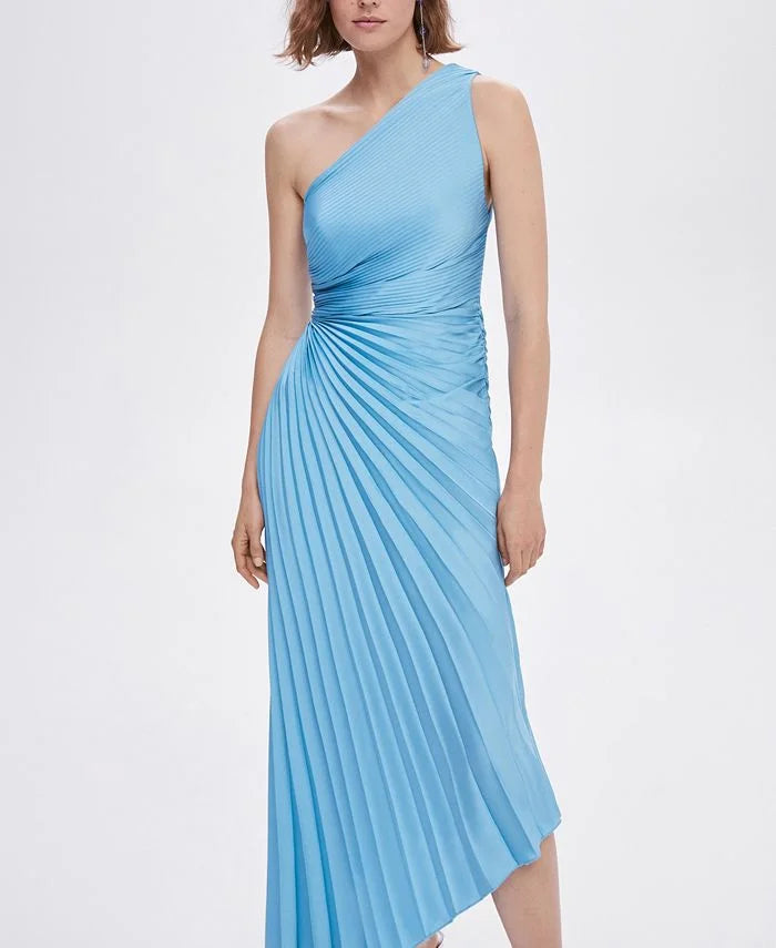 W&W Mode | One Shoulder Maxikleid