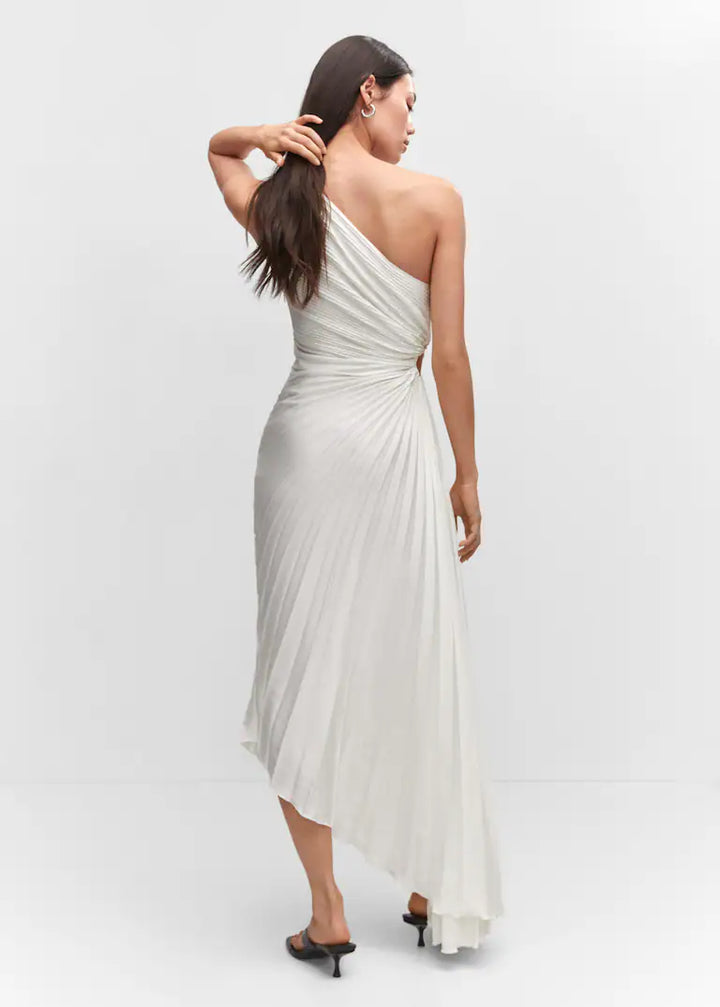 W&W Mode | One Shoulder Maxikleid