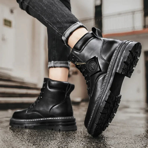 W&W Mode | Wasserdichte Schnürstiefel