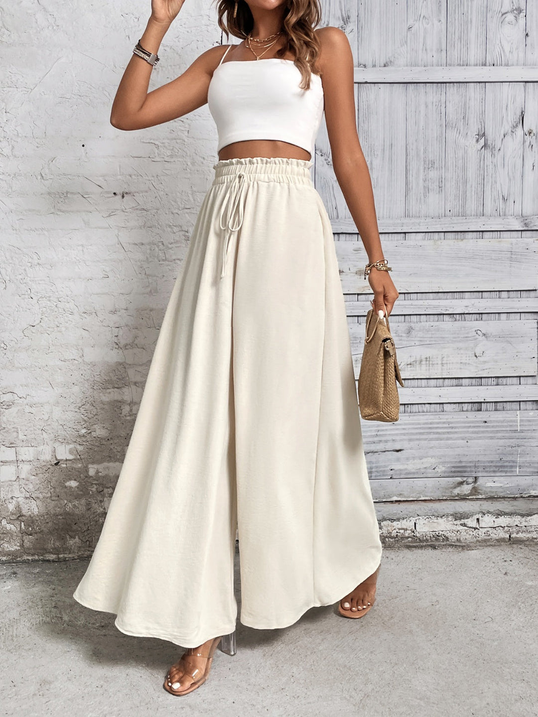 W&W Mode | Ärmelloses Pailletten Rundhals Mini Kleid