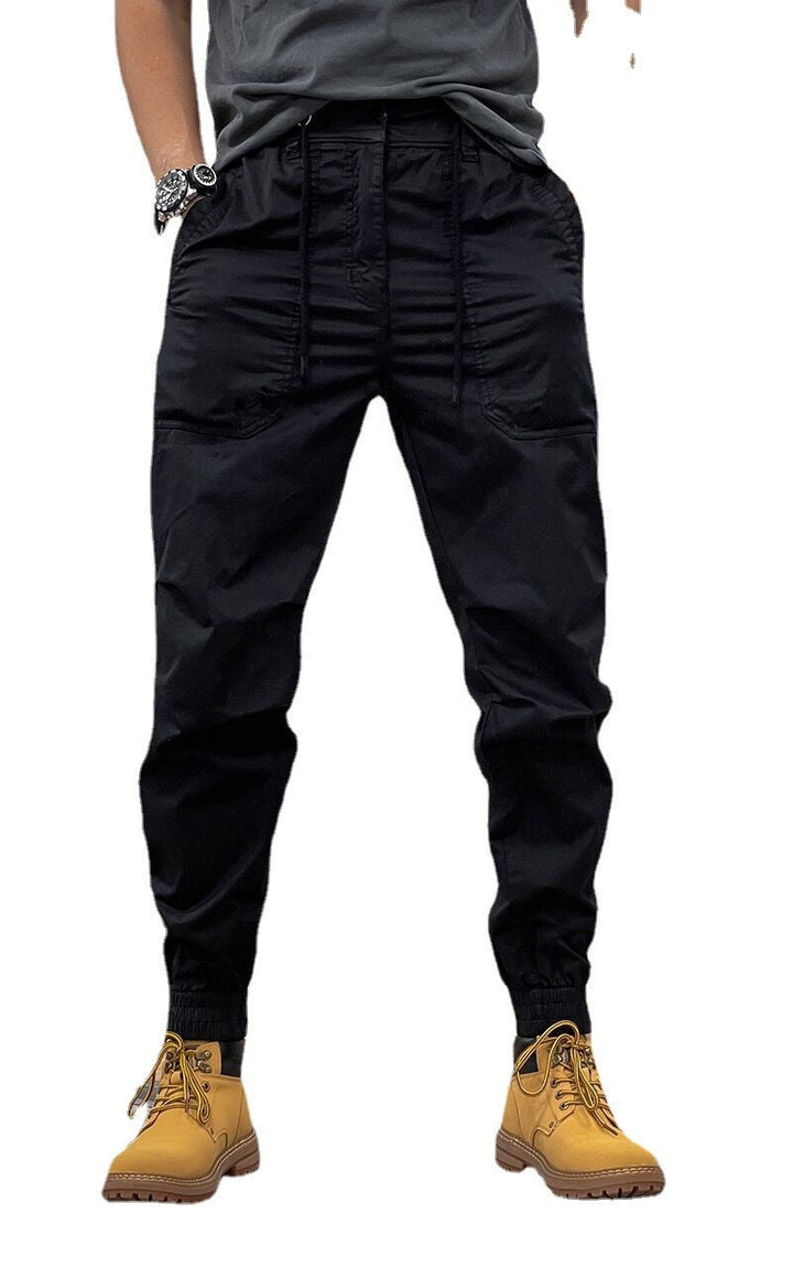 W&W Mode | Retro Herren Latzhose Mit Mehreren Taschen Und Elastischer Taille