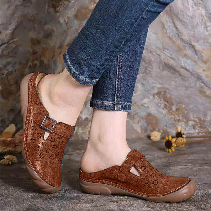 W&W Mode | Damen Clogs Aus Leder Weite Passform Leicht