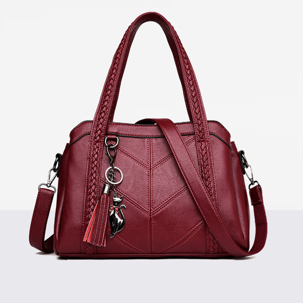 Drune | Lederhandtasche Elegant Modisch