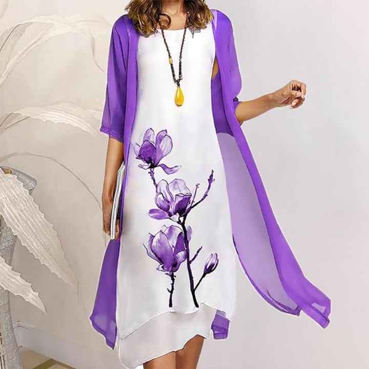 Drune | Stilvolles Anzugskleid Mit Blumenmuster