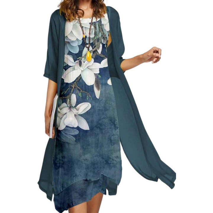 Drune | Stilvolles Anzugskleid Mit Blumenmuster