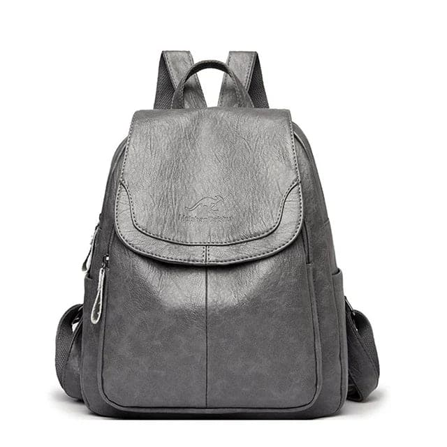W&W Mode | Schicker Leder Rucksack Mit Diebstahlschutz Für Damen