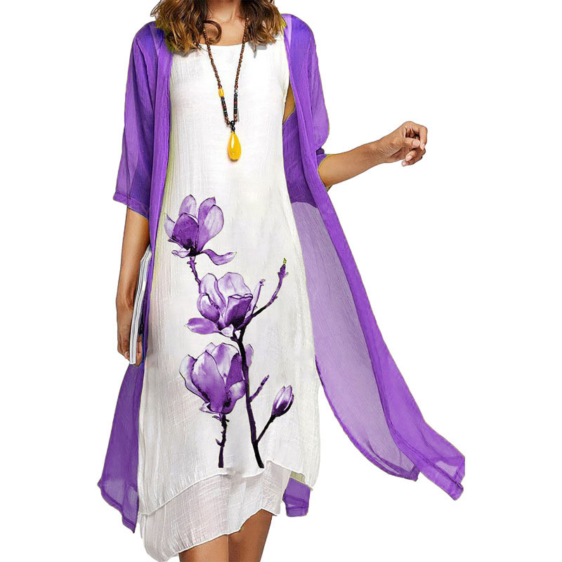Drune | Stilvolles Anzugskleid Mit Blumenmuster