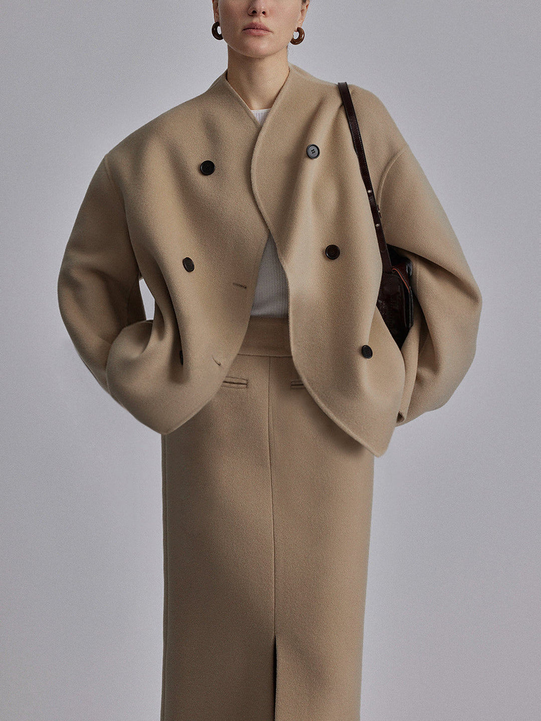 Drune | Jacke Mit Übergroßer Knopfleiste