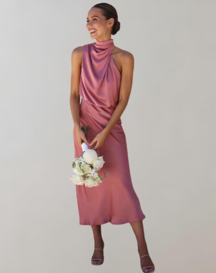 Drune - Glänzendes Maxileid | Elegantes Abendkleid | Schick