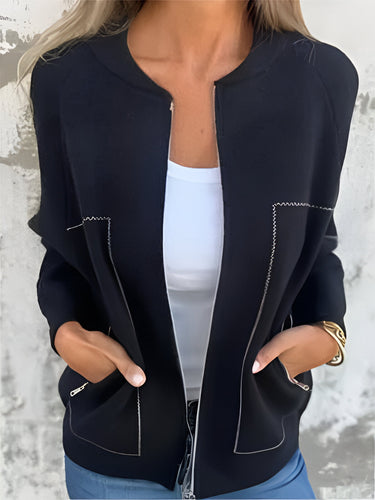 Drune | Damen Zip Jacke Mit Taschen