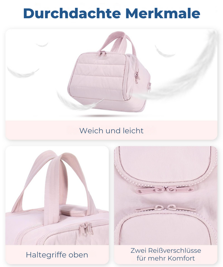 Drune | Multifunktionales Daunen Toilettenbeutel Set