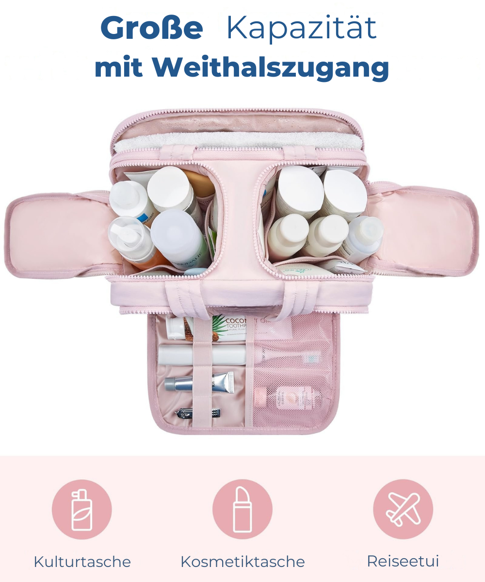 Drune | Multifunktionales Daunen Toilettenbeutel Set
