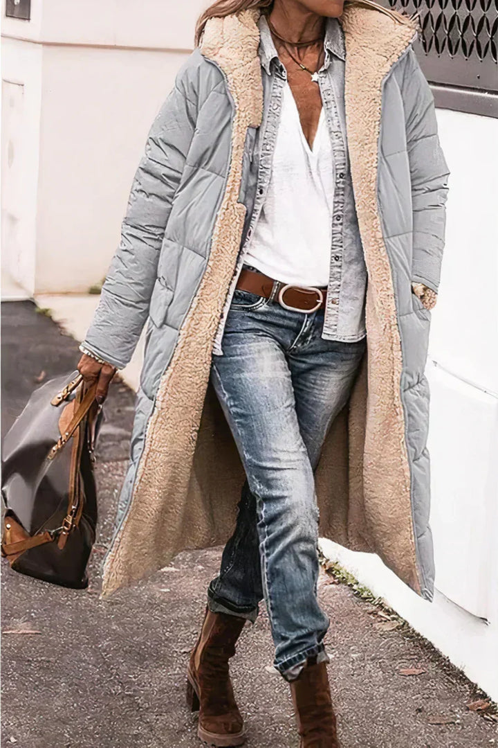 W&W Mode | Eleganter Doppelseitiger Warmer Parka
