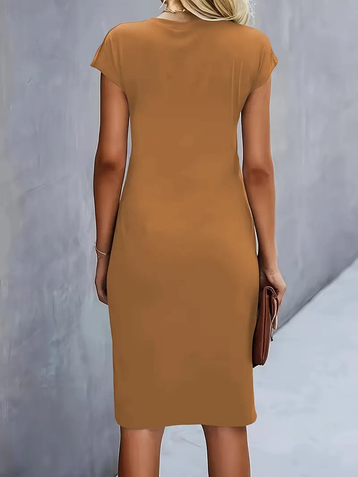 Damen-Midikleid mit vielseitigem Design