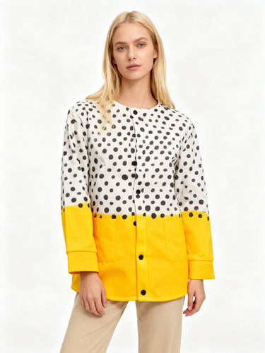 Drune | Bequemer pullover Mit Tupfen Design