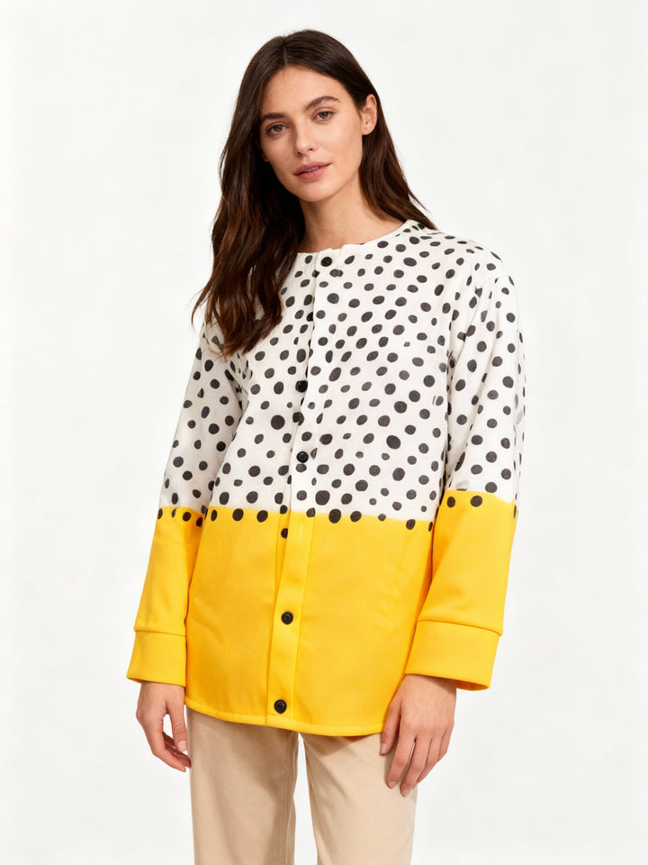 Drune | Bequemer pullover Mit Tupfen Design