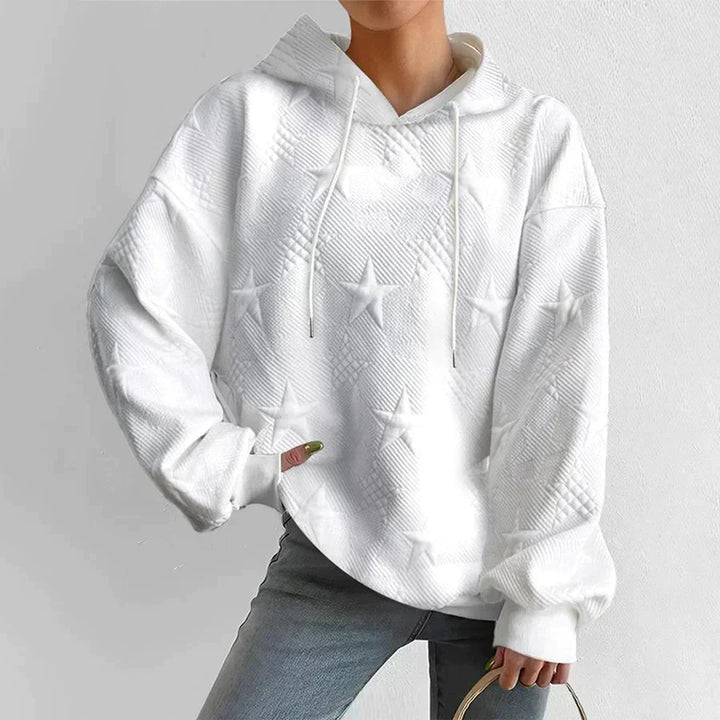 Drune | Damen Kapuzenpullover Mit Sternenprägung
