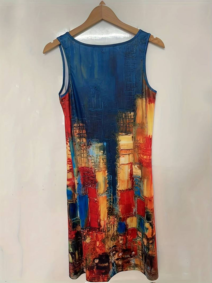 Drune | Ärmellos Lockere Passform Boho Kleid Sommerkleid