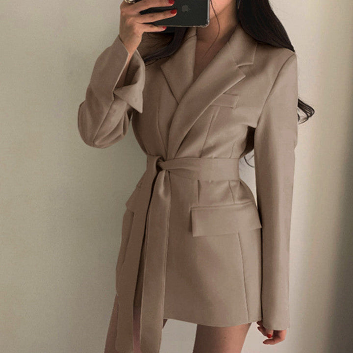 Drune | Eleganter Blazer mit Gürtel