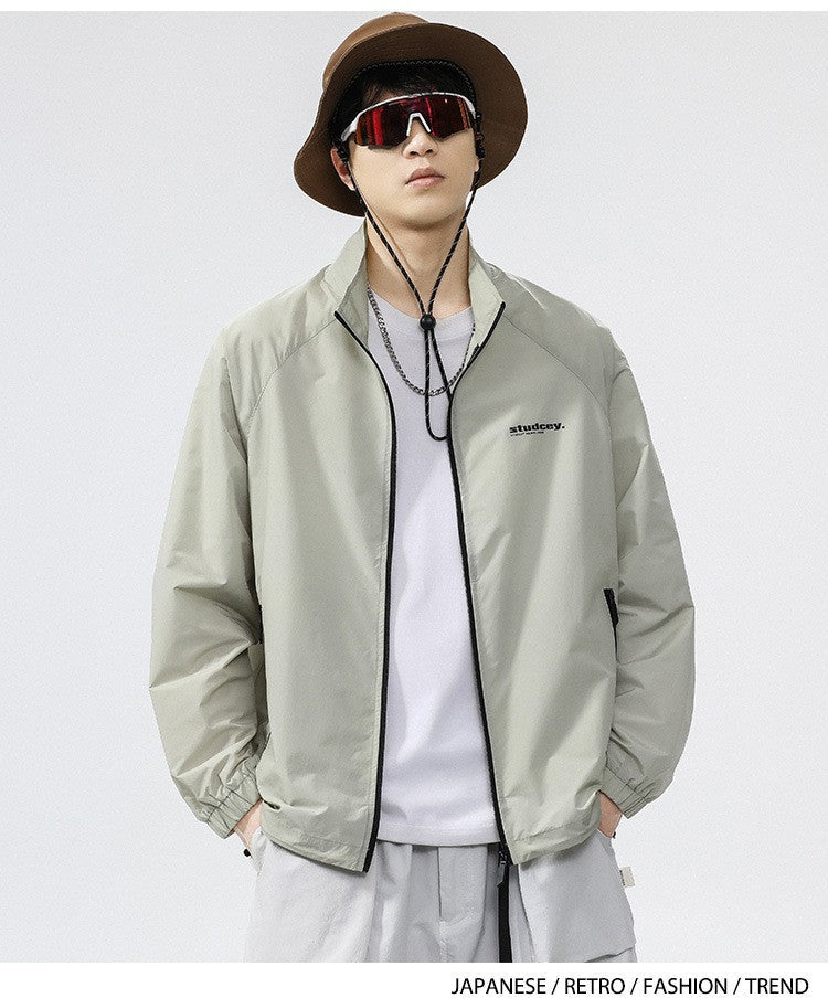 Herren Leichte Windjacke mit umweltfreundlichem Funktionsmaterial W&W Mode
