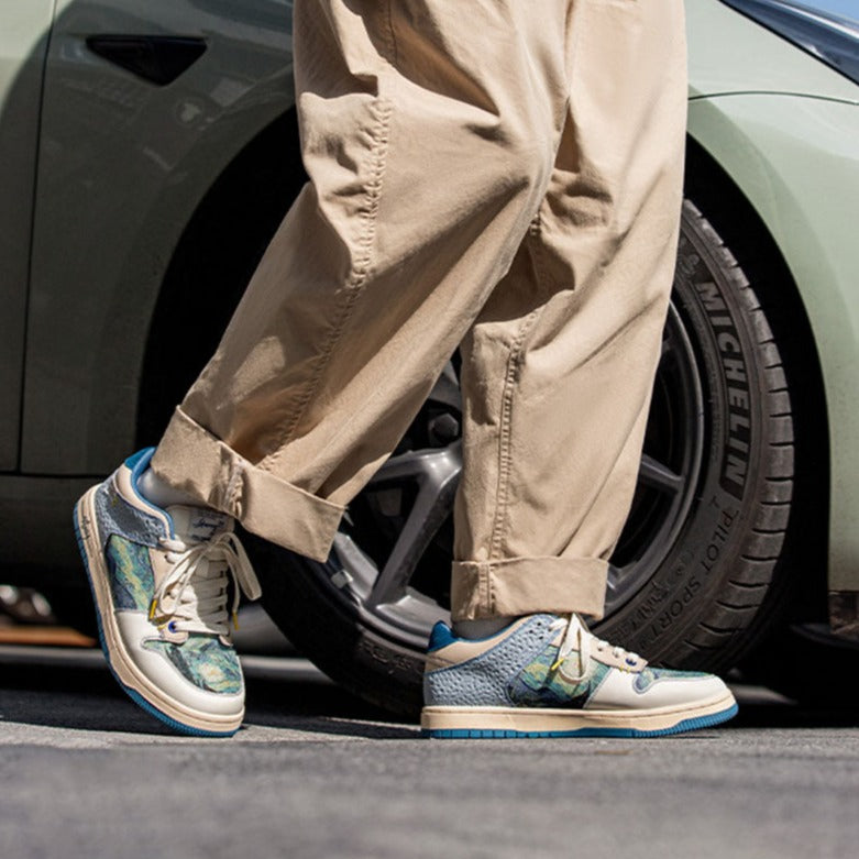 Drune | Gogh Starry Night Inspirierte Sneakers