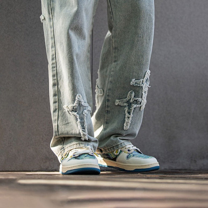 Drune | Gogh Starry Night Inspirierte Sneakers