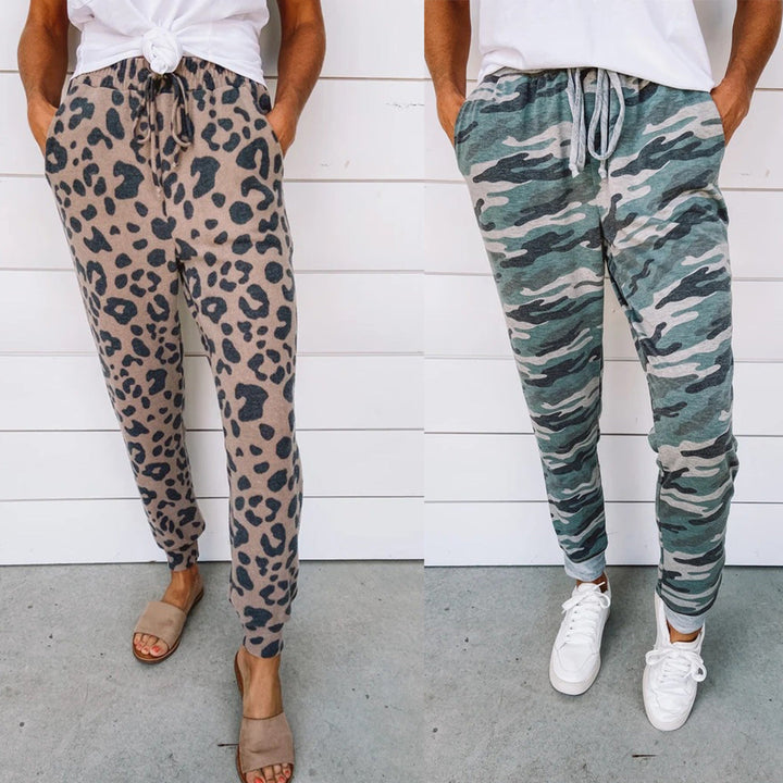 Herren Camouflage Jogginghose mit verstellbarem Bund und bequemem Schnitt Drune