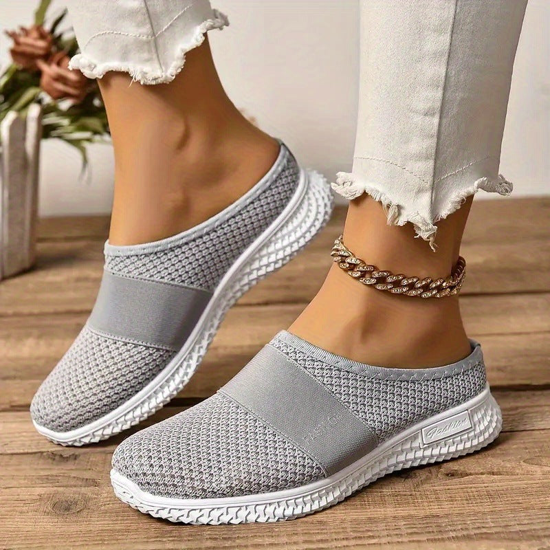 W&W Mode | Orthopädische Slip on Damenschuhe Mit Klettverschluss