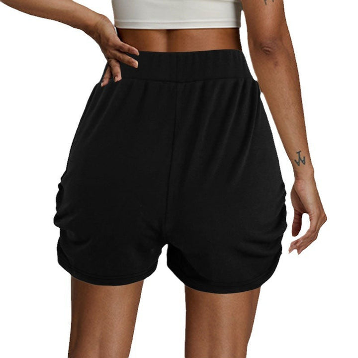 Damen Bleistiftshorts mit hohem Bund und seitlichen Taschen Drune