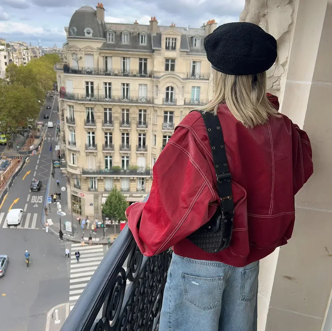 W&W Mode | Oversize Lederjacke mit urbanem Flair