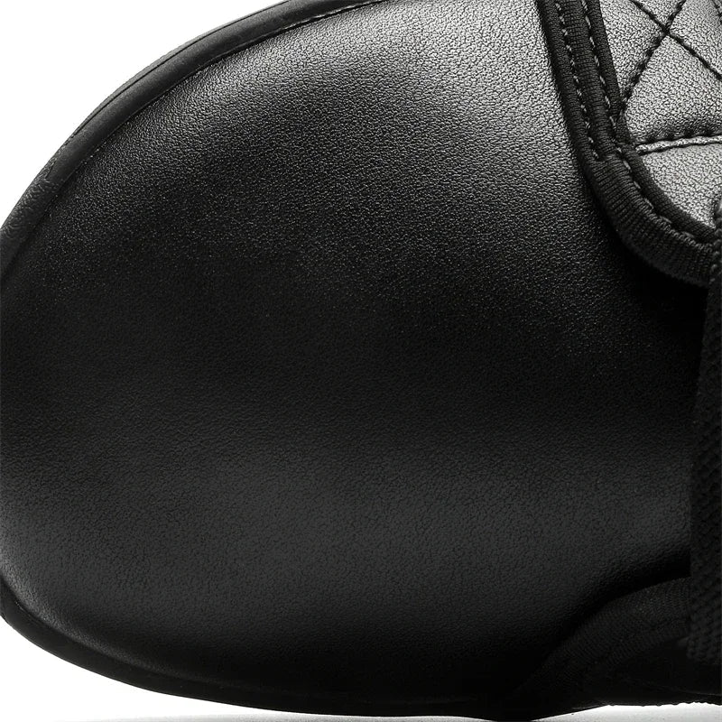 W&W Mode | Minimalistische Leder Barfußlaufschuhe
