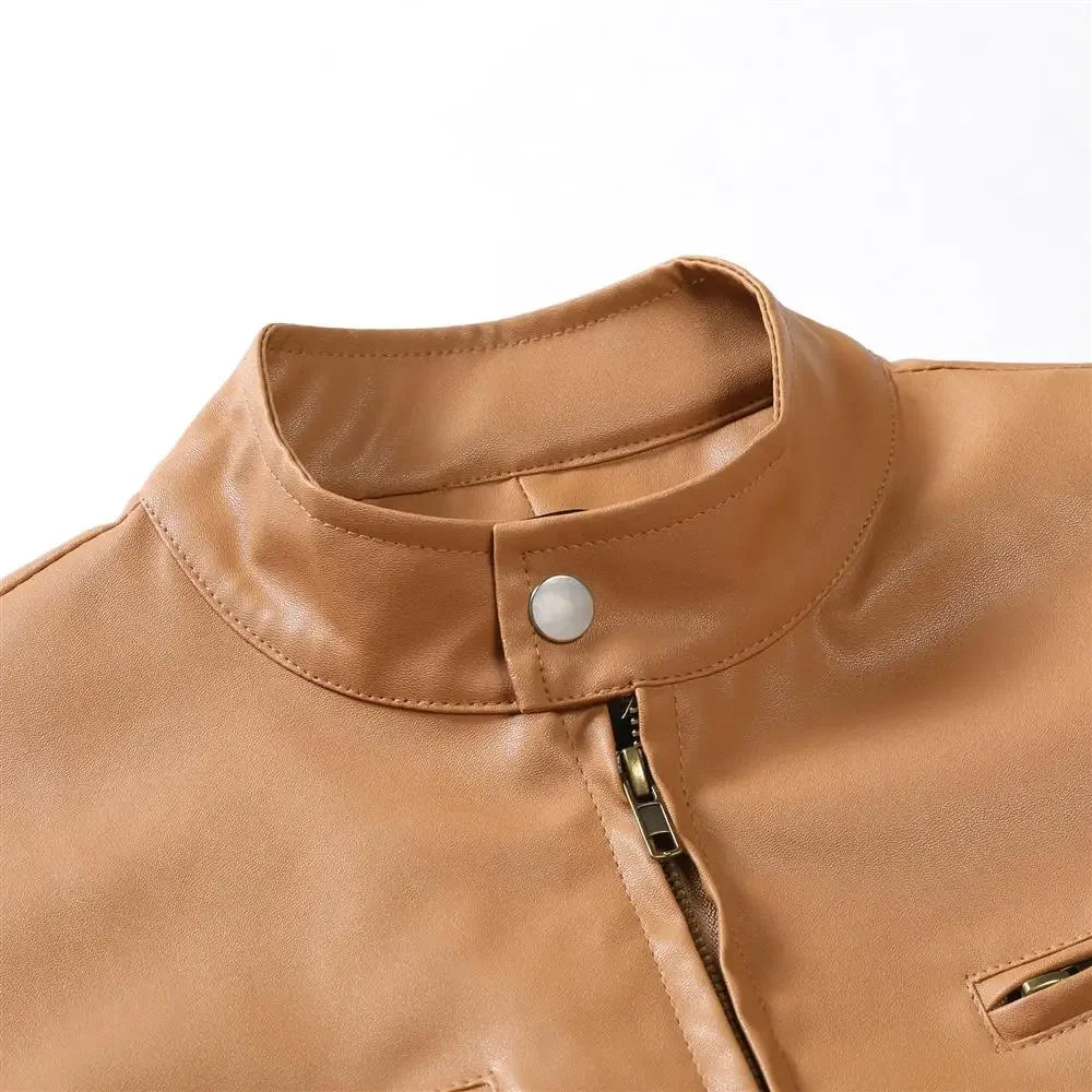 W&W Mode | Zeitlose Lederjacke mit Biker-Flair