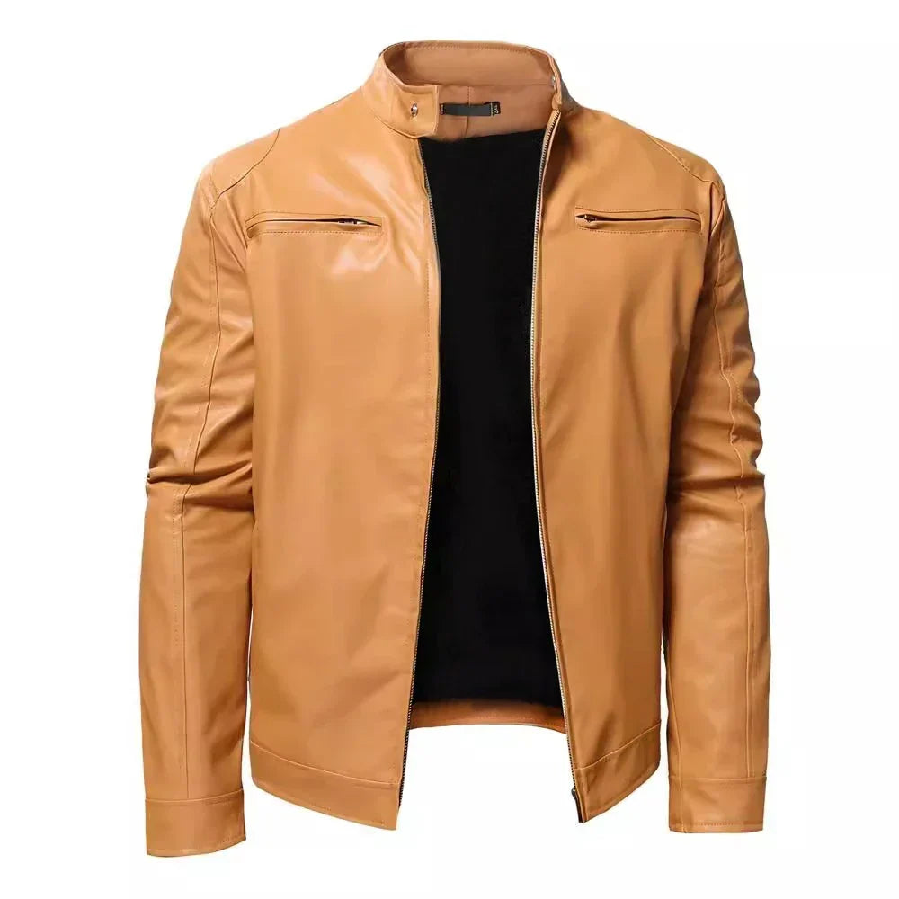 W&W Mode | Zeitlose Lederjacke mit Biker-Flair