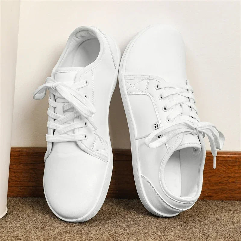 W&W Mode | Minimalistische Leder Barfußlaufschuhe