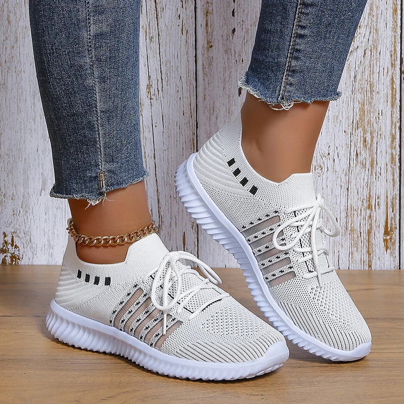 W&W Mode | Atmungsaktive Orthopädische Mesh Sneaker Für Damen