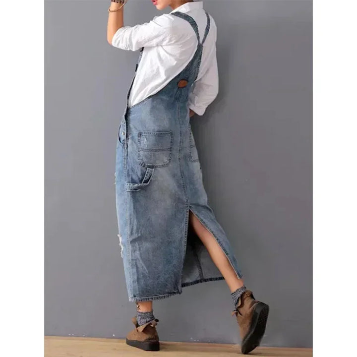Drune | Lässiges Denim Trägerkleid